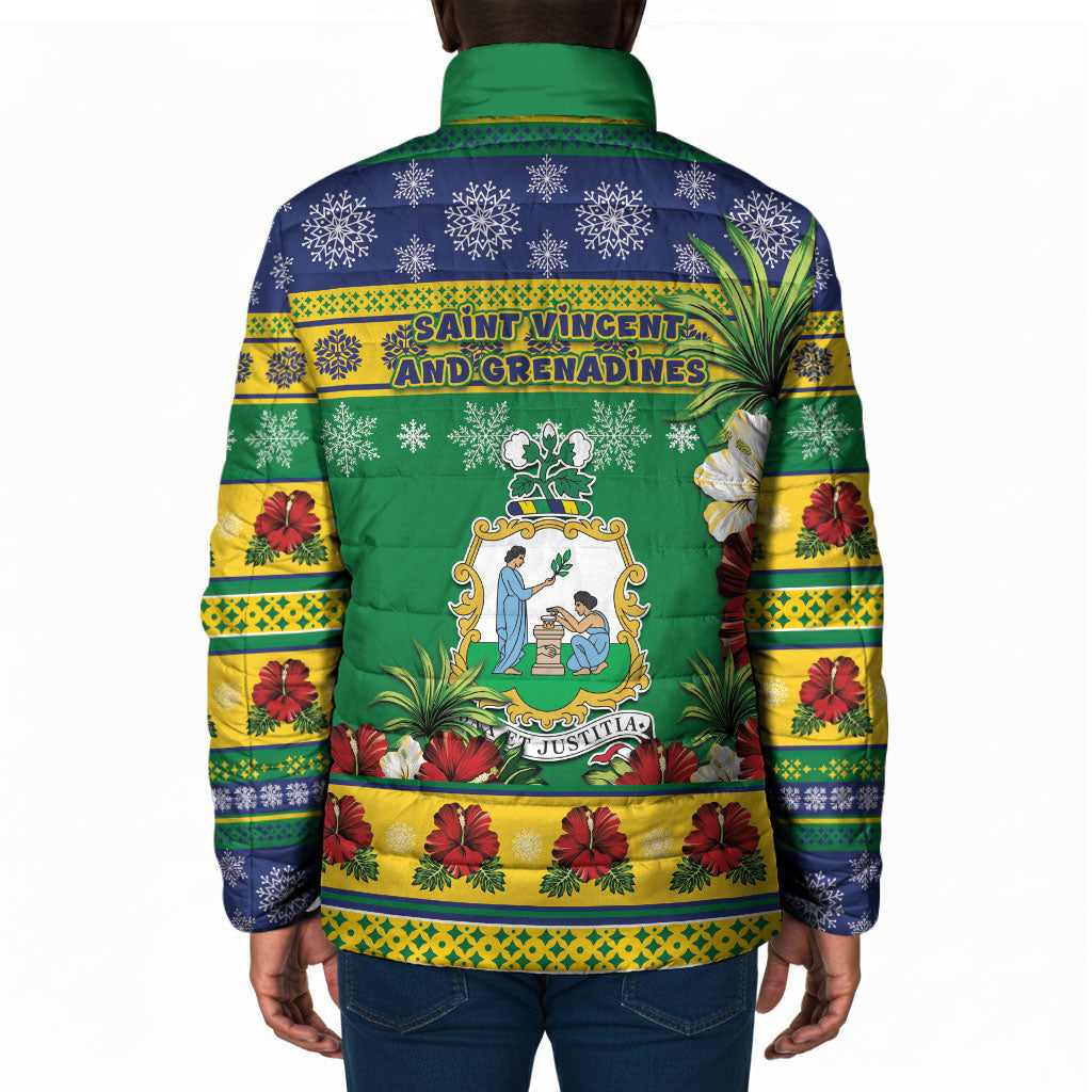 Afro-Vincentian Christmas Padded Jacket This Vincy Parrot Needs A Beach Retreat