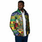 Afro-Vincentian Christmas Padded Jacket This Vincy Parrot Needs A Beach Retreat