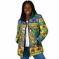 Afro-Vincentian Christmas Padded Jacket This Vincy Parrot Needs A Beach Retreat