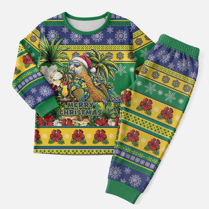 Afro-Vincentian Christmas Pajama Set This Vincy Parrot Needs A Beach Retreat