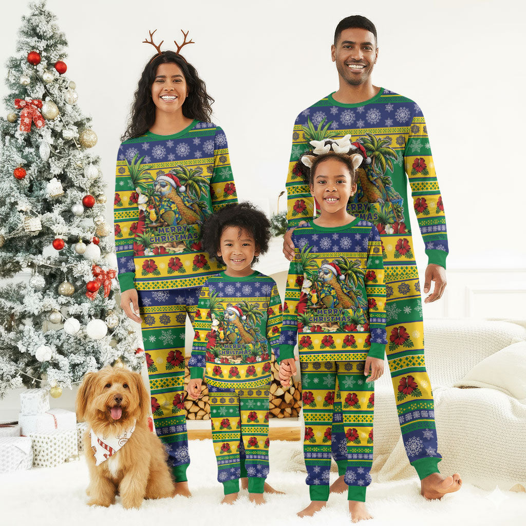 Afro-Vincentian Christmas Pajama Set This Vincy Parrot Needs A Beach Retreat
