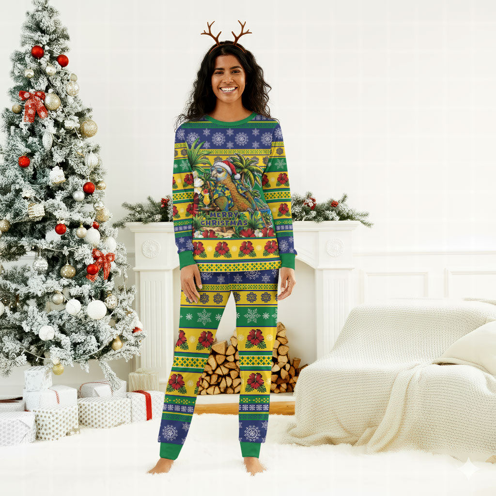 Afro-Vincentian Christmas Pajama Set This Vincy Parrot Needs A Beach Retreat