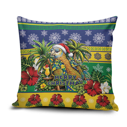 Afro-Vincentian Christmas Pillow Cover This Vincy Parrot Needs A Beach Retreat