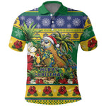 Afro-Vincentian Christmas Polo Shirt This Vincy Parrot Needs A Beach Retreat