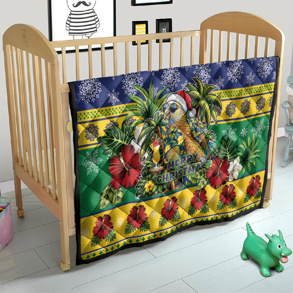 Afro-Vincentian Christmas Quilt This Vincy Parrot Needs A Beach Retreat
