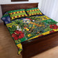 Afro-Vincentian Christmas Quilt Bed Set This Vincy Parrot Needs A Beach Retreat