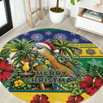 Afro-Vincentian Christmas Round Carpet This Vincy Parrot Needs A Beach Retreat
