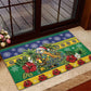 Afro-Vincentian Christmas Rubber Doormat This Vincy Parrot Needs A Beach Retreat