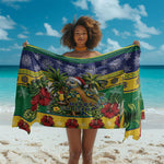 Afro-Vincentian Christmas Sarong This Vincy Parrot Needs A Beach Retreat