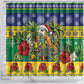 Afro-Vincentian Christmas Shower Curtain This Vincy Parrot Needs A Beach Retreat