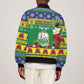 Afro-Vincentian Christmas Sleeve Zip Bomber Jacket This Vincy Parrot Needs A Beach Retreat
