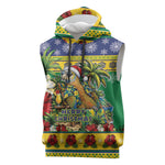 Afro-Vincentian Christmas Sleeveless Hoodie This Vincy Parrot Needs A Beach Retreat
