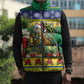 Afro-Vincentian Christmas Sleeveless Puffer Jacket This Vincy Parrot Needs A Beach Retreat
