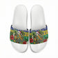 Afro-Vincentian Christmas Slide Sandals This Vincy Parrot Needs A Beach Retreat