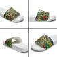 Afro-Vincentian Christmas Slide Sandals This Vincy Parrot Needs A Beach Retreat
