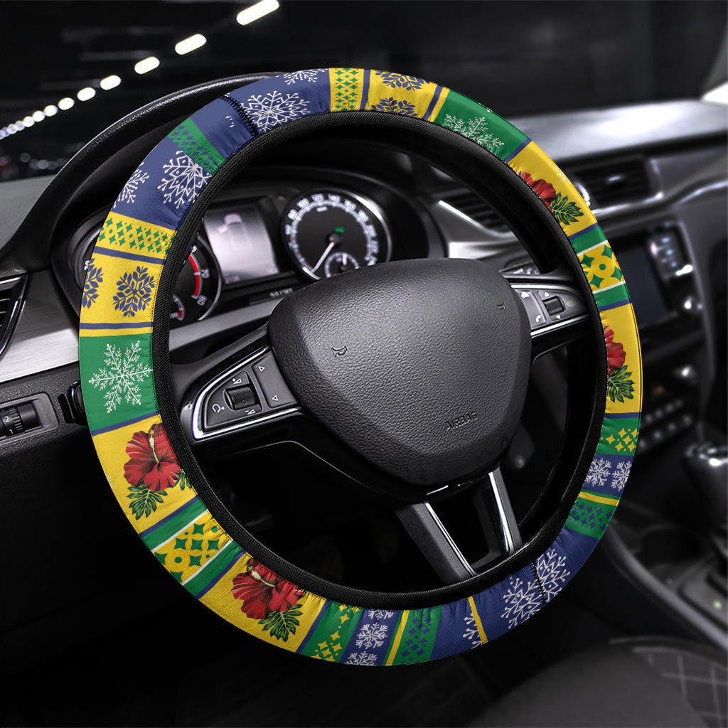 Afro-Vincentian Christmas Steering Wheel Cover This Vincy Parrot Needs A Beach Retreat