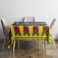 Afro-Vincentian Christmas Tablecloth This Vincy Parrot Needs A Beach Retreat