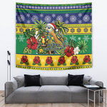 Afro-Vincentian Christmas Tapestry This Vincy Parrot Needs A Beach Retreat