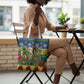 Afro-Vincentian Christmas Tote Bag This Vincy Parrot Needs A Beach Retreat