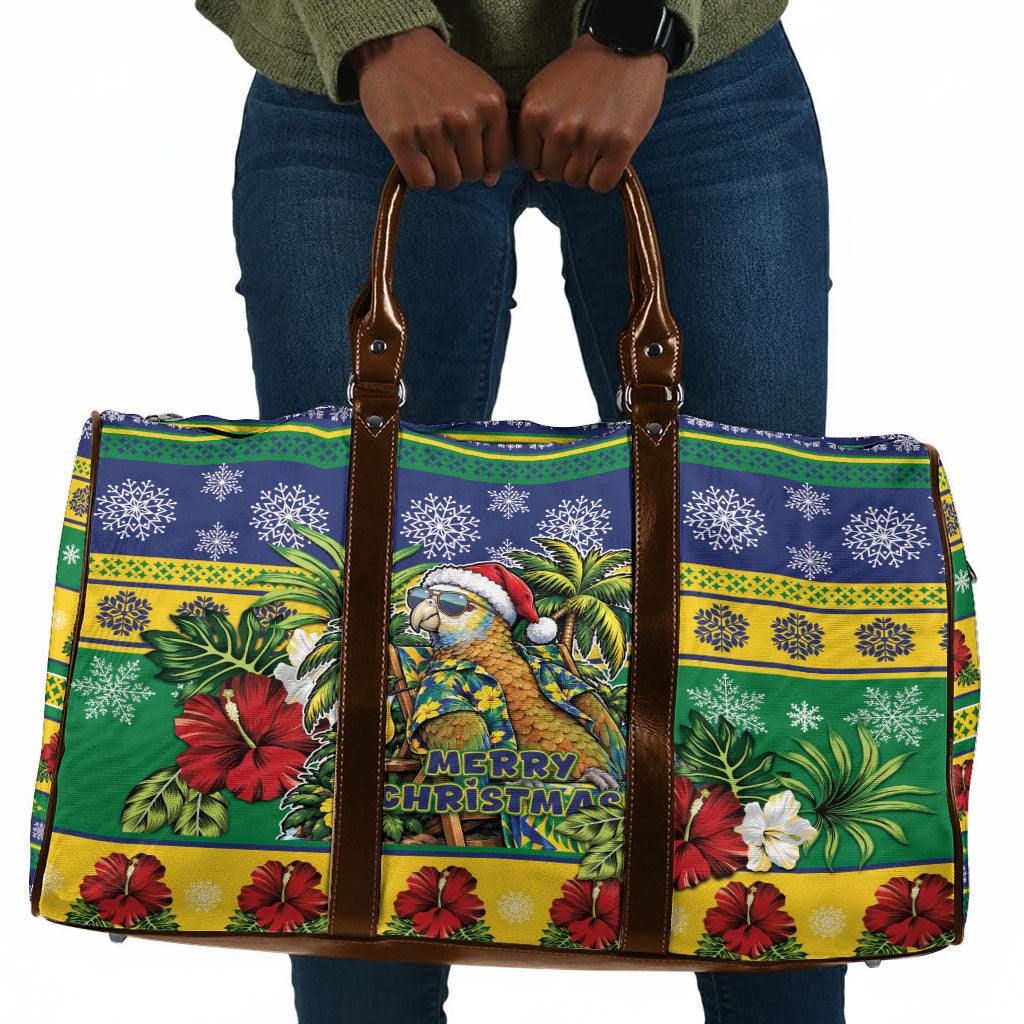 Afro-Vincentian Christmas Travel Bag This Vincy Parrot Needs A Beach Retreat