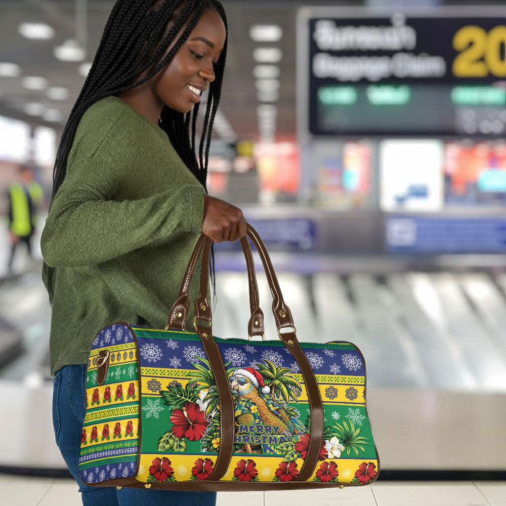Afro-Vincentian Christmas Travel Bag This Vincy Parrot Needs A Beach Retreat