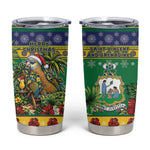 Afro-Vincentian Christmas Tumbler Cup This Vincy Parrot Needs A Beach Retreat