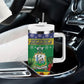 Afro-Vincentian Christmas Tumbler With Handle This Vincy Parrot Needs A Beach Retreat