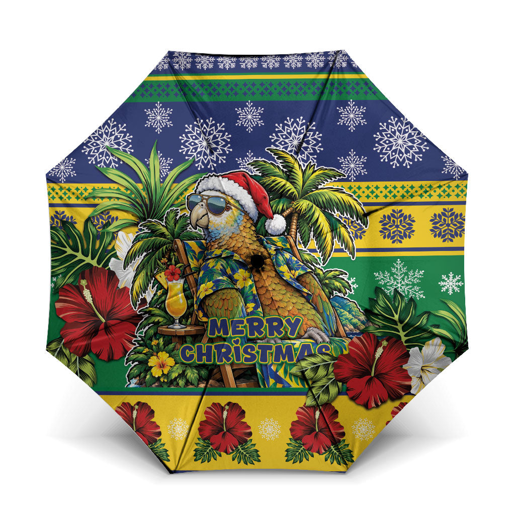 Afro-Vincentian Christmas Umbrella This Vincy Parrot Needs A Beach Retreat