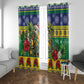 Afro-Vincentian Christmas Window Curtain This Vincy Parrot Needs A Beach Retreat