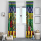 Afro-Vincentian Christmas Window Curtain This Vincy Parrot Needs A Beach Retreat