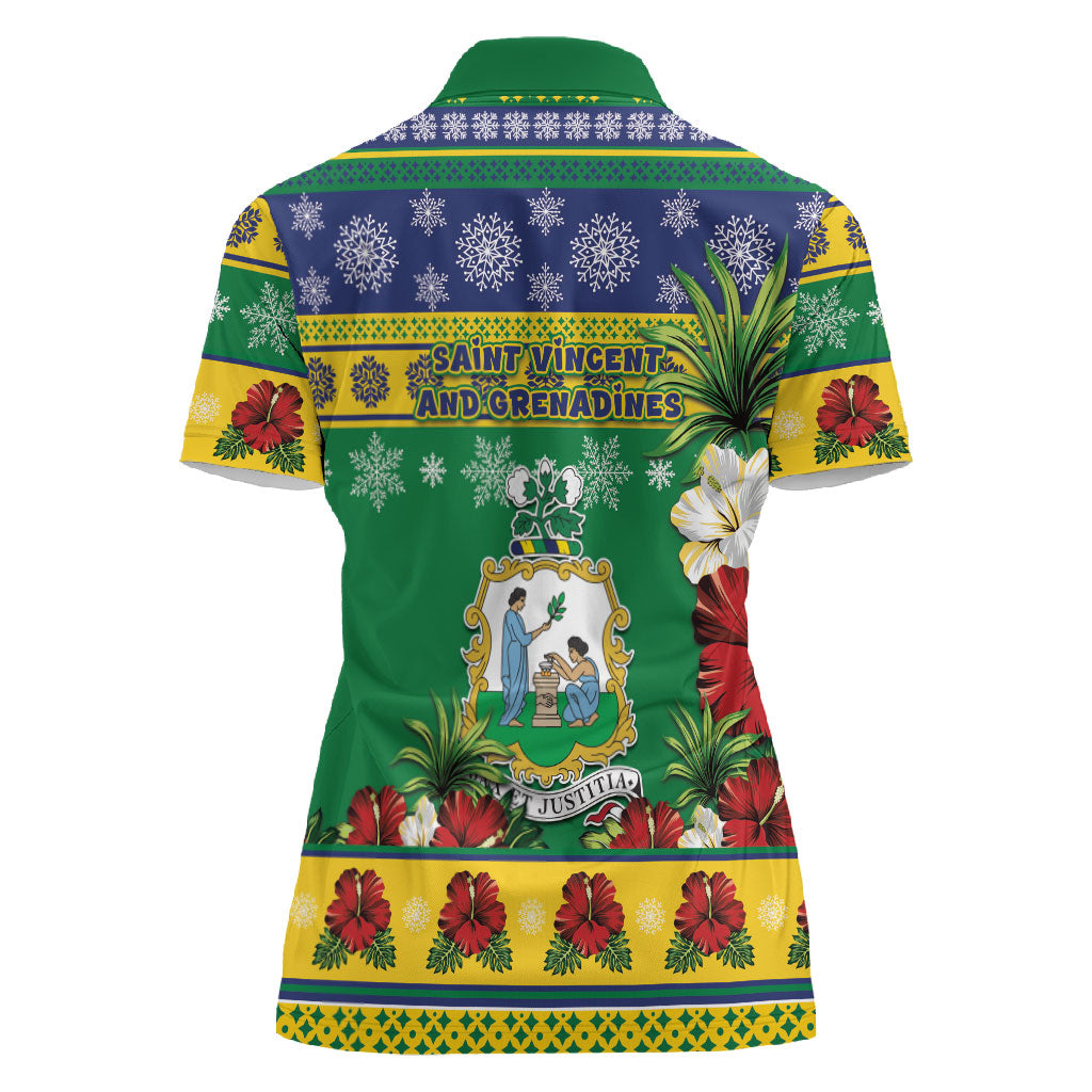 Afro-Vincentian Christmas Women Polo Shirt This Vincy Parrot Needs A Beach Retreat