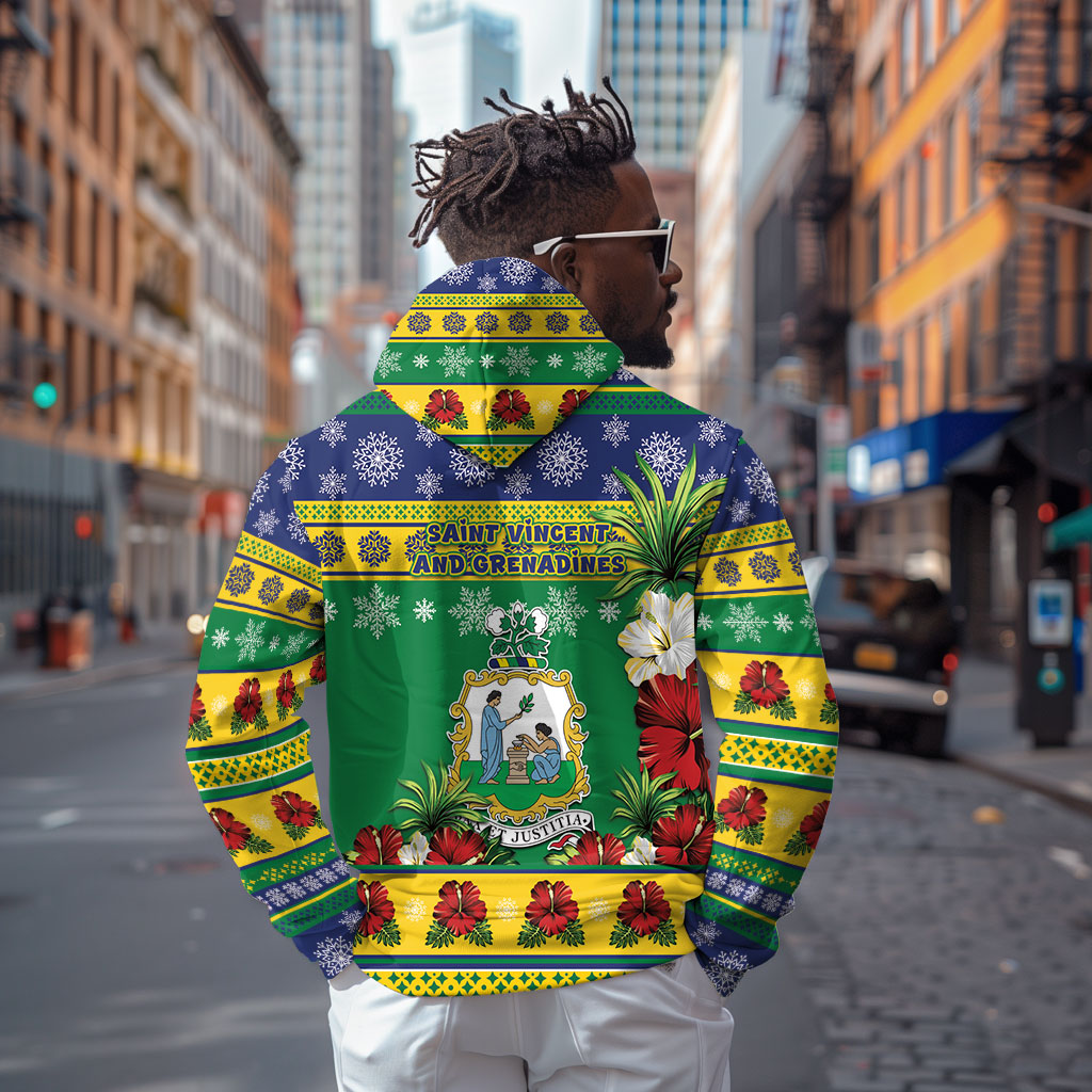Afro-Vincentian Christmas Zip Hoodie This Vincy Parrot Needs A Beach Retreat