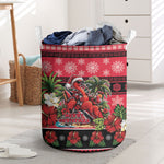 Afro-Trinidadian and Tobagonian Christmas Laundry Basket This Scarlet Ibis Needs A Beach Retreat