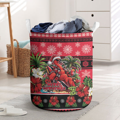 Afro-Trinidadian and Tobagonian Christmas Laundry Basket This Scarlet Ibis Needs A Beach Retreat