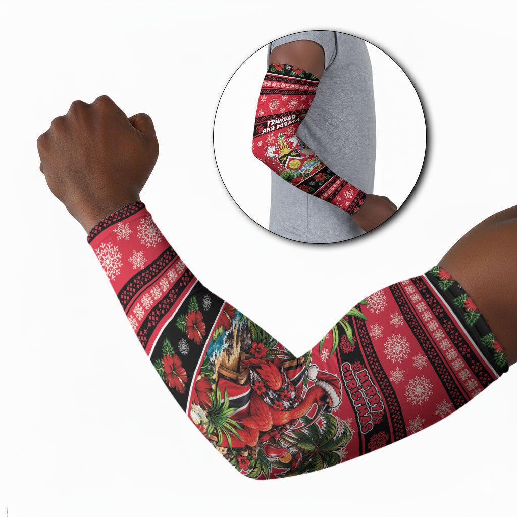 Afro-Trinidadian and Tobagonian Christmas Arm Sleeves This Scarlet Ibis Needs A Beach Retreat