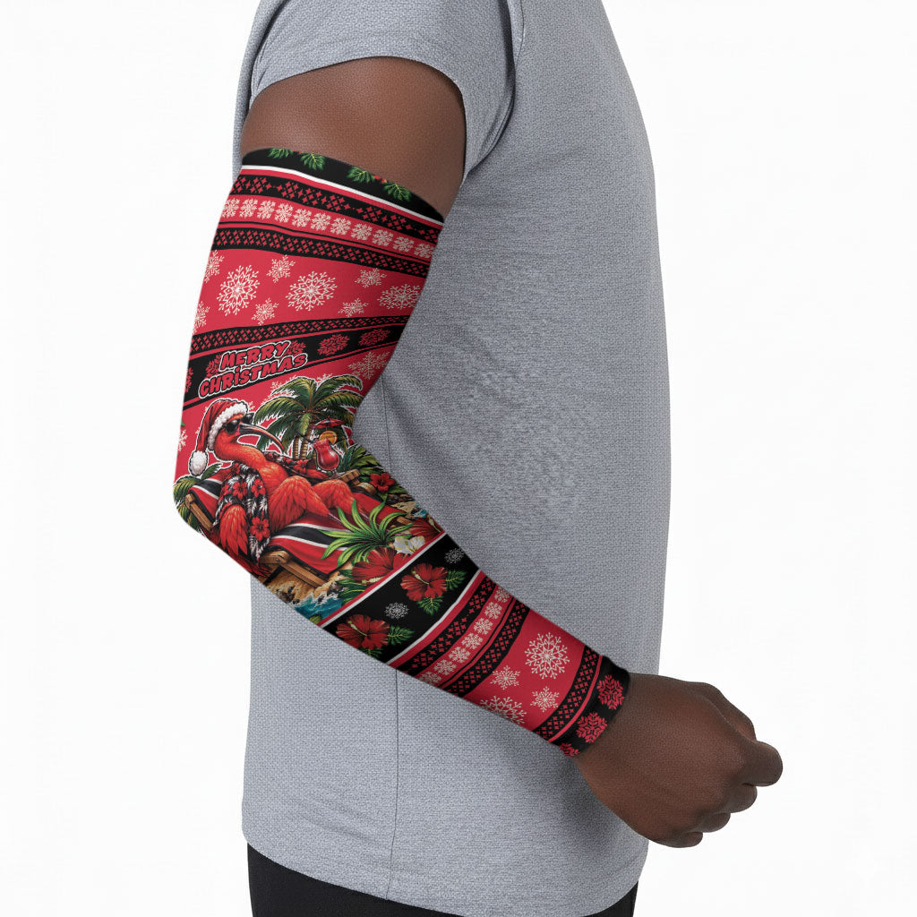 Afro-Trinidadian and Tobagonian Christmas Arm Sleeves This Scarlet Ibis Needs A Beach Retreat