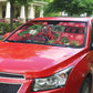 Afro-Trinidadian and Tobagonian Christmas Auto Sun Shade This Scarlet Ibis Needs A Beach Retreat