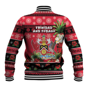 Afro-Trinidadian and Tobagonian Christmas Baseball Jacket This Scarlet Ibis Needs A Beach Retreat