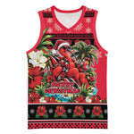 Afro-Trinidadian and Tobagonian Christmas Basketball Jersey This Scarlet Ibis Needs A Beach Retreat