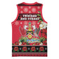 Afro-Trinidadian and Tobagonian Christmas Basketball Jersey This Scarlet Ibis Needs A Beach Retreat