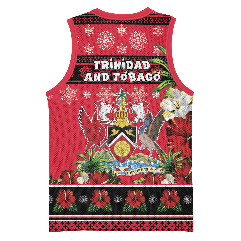 Afro-Trinidadian and Tobagonian Christmas Basketball Jersey This Scarlet Ibis Needs A Beach Retreat