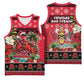 Afro-Trinidadian and Tobagonian Christmas Basketball Jersey This Scarlet Ibis Needs A Beach Retreat