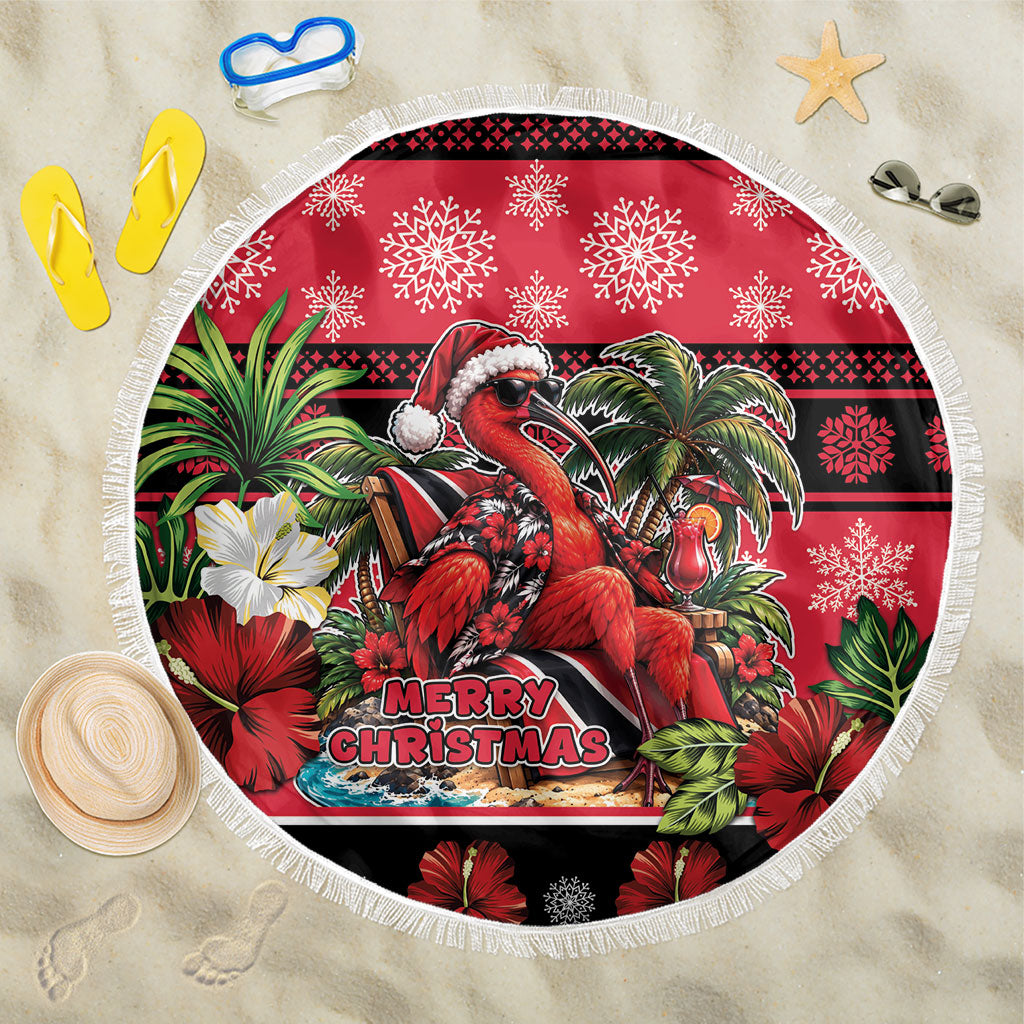 Afro-Trinidadian and Tobagonian Christmas Beach Blanket This Scarlet Ibis Needs A Beach Retreat
