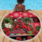 Afro-Trinidadian and Tobagonian Christmas Beach Blanket This Scarlet Ibis Needs A Beach Retreat
