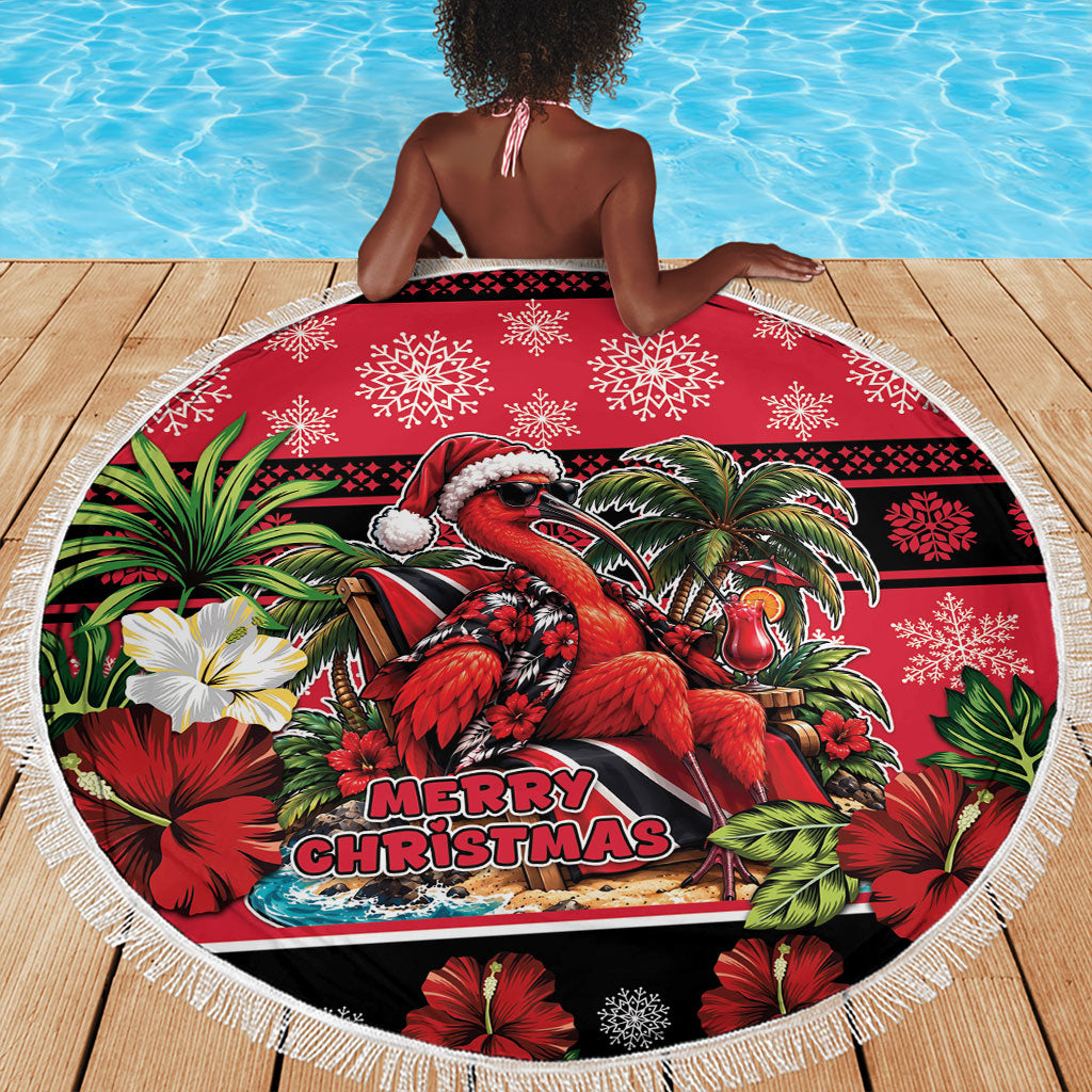 Afro-Trinidadian and Tobagonian Christmas Beach Blanket This Scarlet Ibis Needs A Beach Retreat