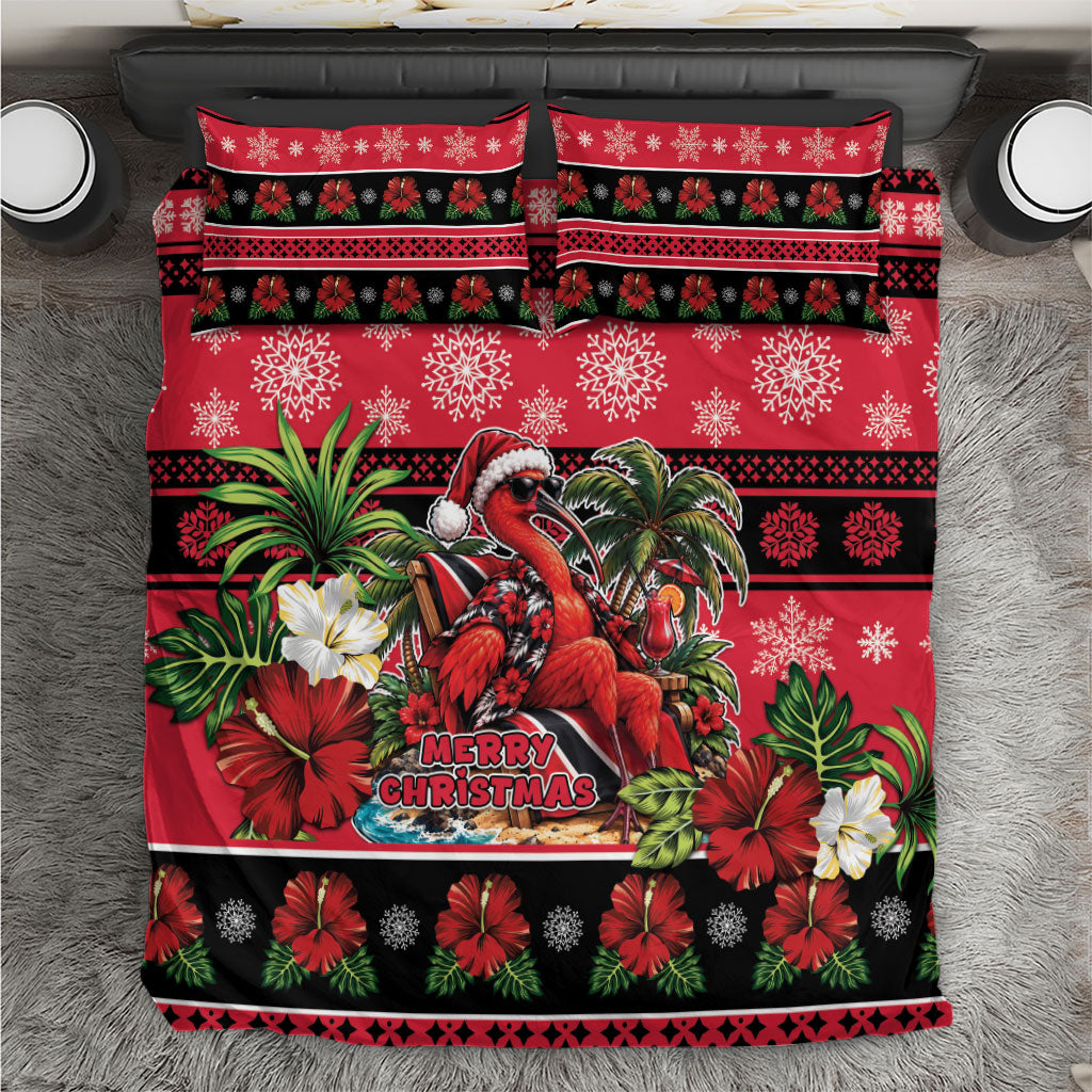 Afro-Trinidadian and Tobagonian Christmas Bedding Set This Scarlet Ibis Needs A Beach Retreat