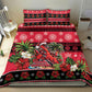 Afro-Trinidadian and Tobagonian Christmas Bedding Set This Scarlet Ibis Needs A Beach Retreat