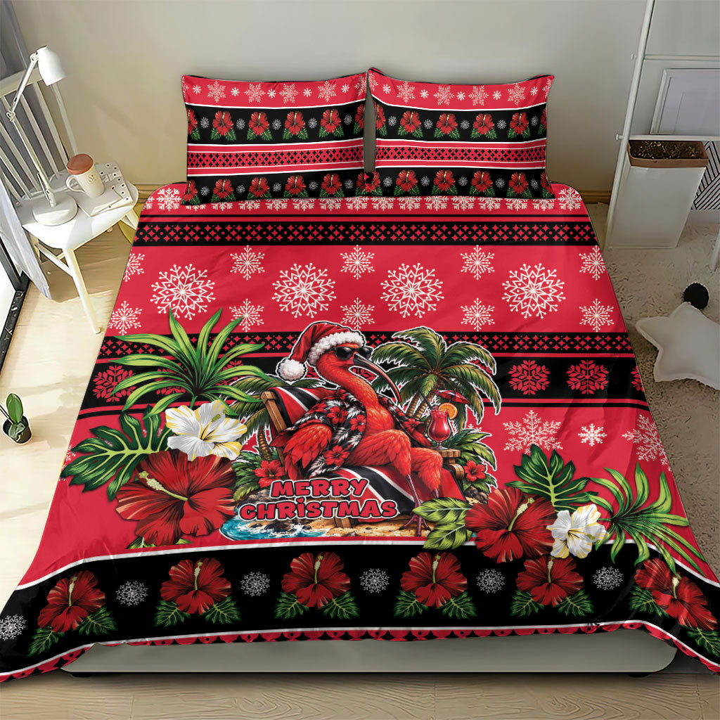 Afro-Trinidadian and Tobagonian Christmas Bedding Set This Scarlet Ibis Needs A Beach Retreat