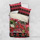 Afro-Trinidadian and Tobagonian Christmas Bedding Set This Scarlet Ibis Needs A Beach Retreat