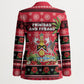 Afro-Trinidadian and Tobagonian Christmas Blazer This Scarlet Ibis Needs A Beach Retreat